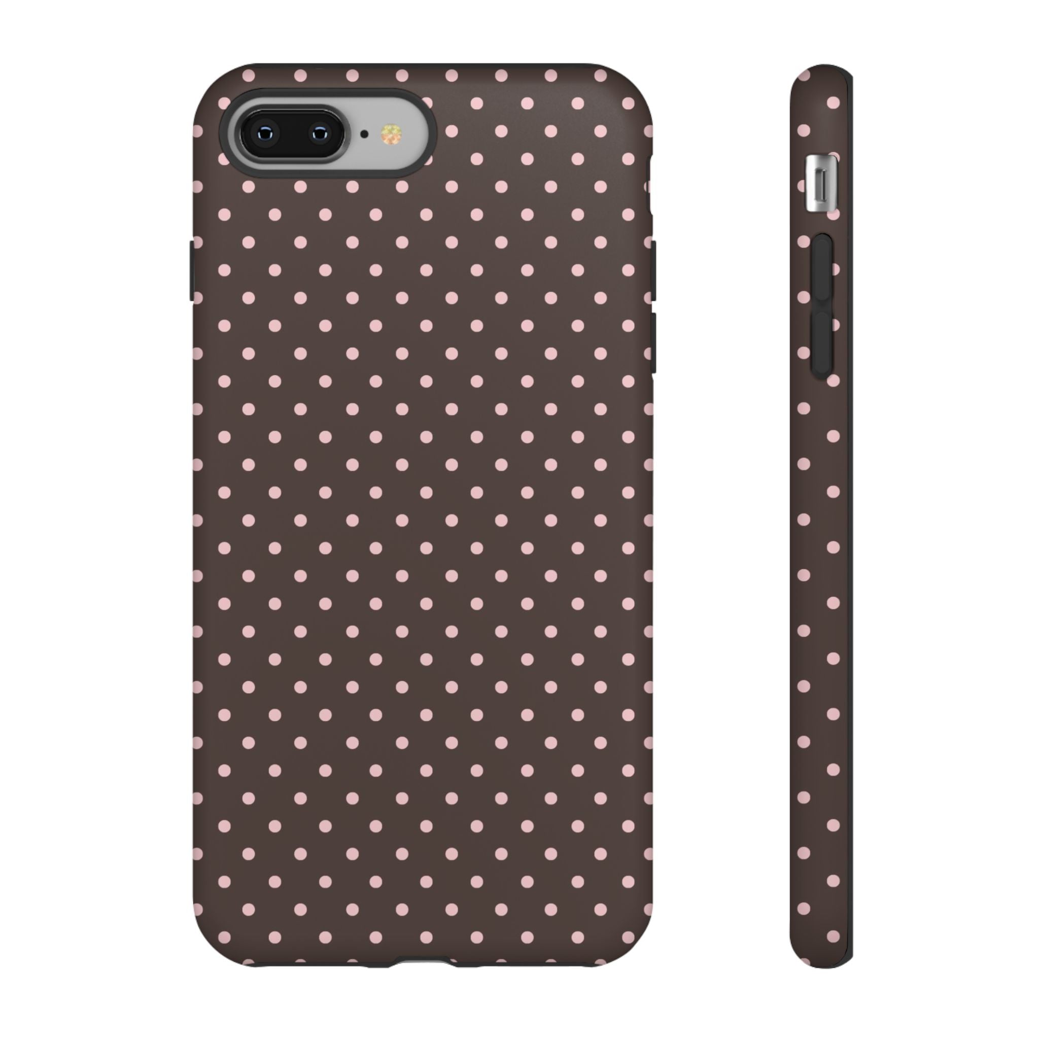 Brown Polka Phone Case