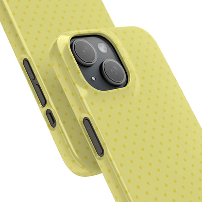 Yellow Polka Dot Snap Phone Case