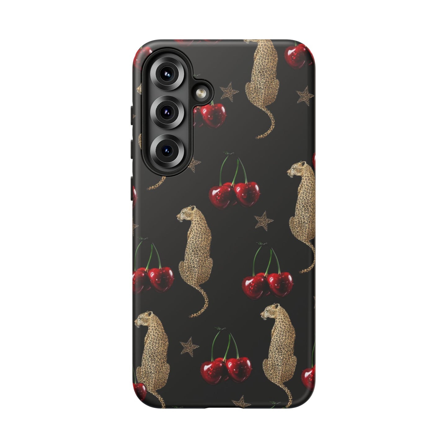 Leopard & Cherry Tough Case