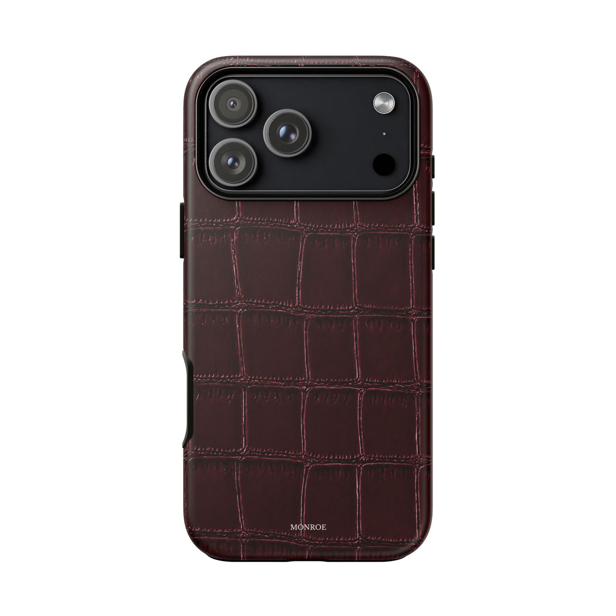 Burgundy Croc Tough Case