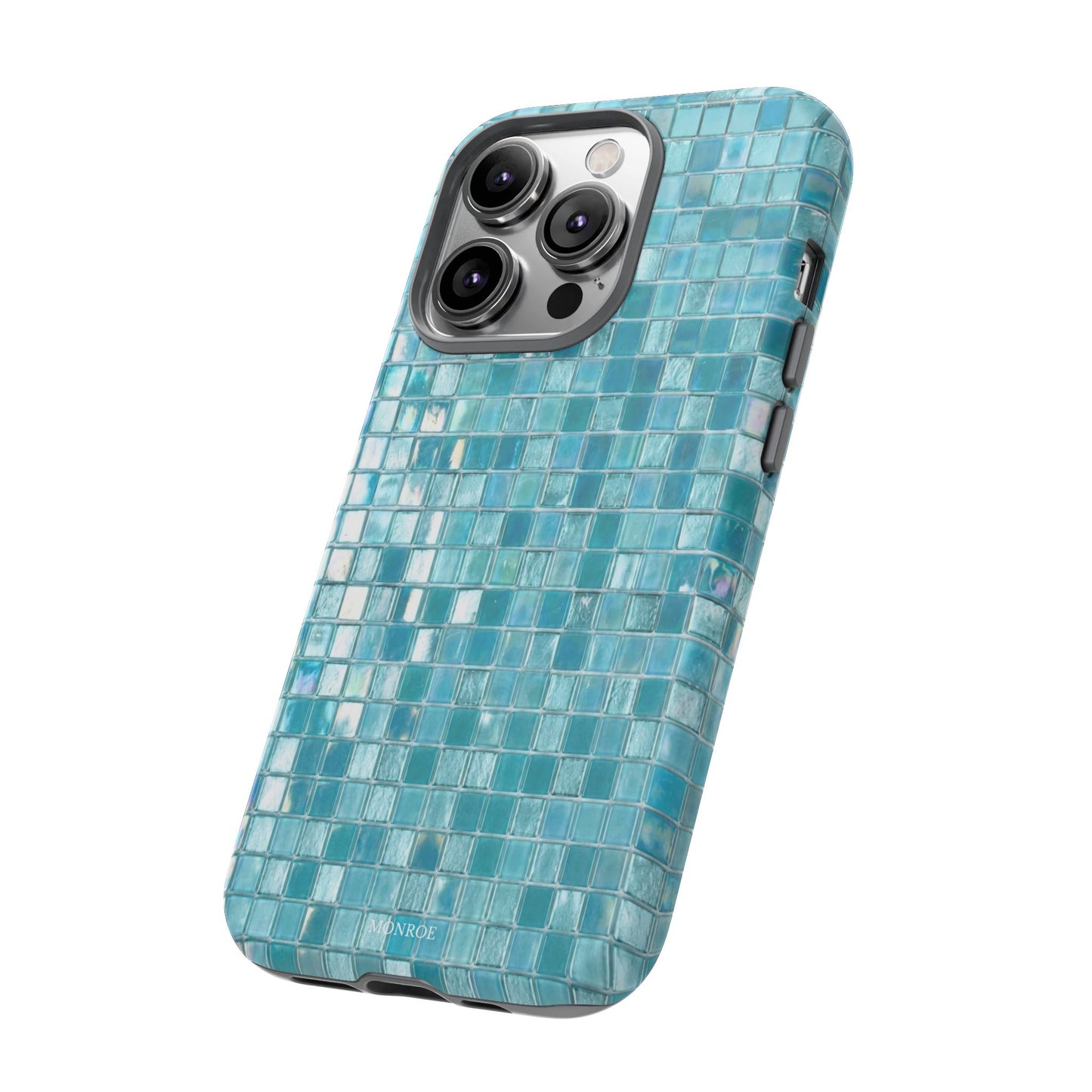Hot Blue Mosaic Tile Tough Case