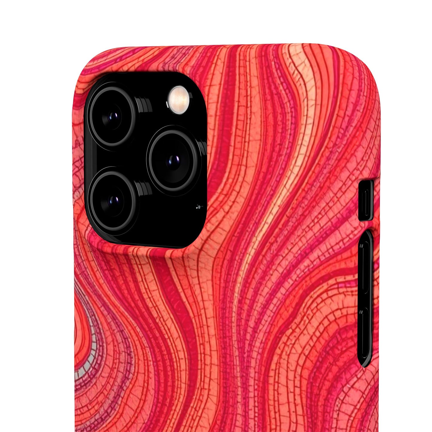 Retro Wavy Red Case