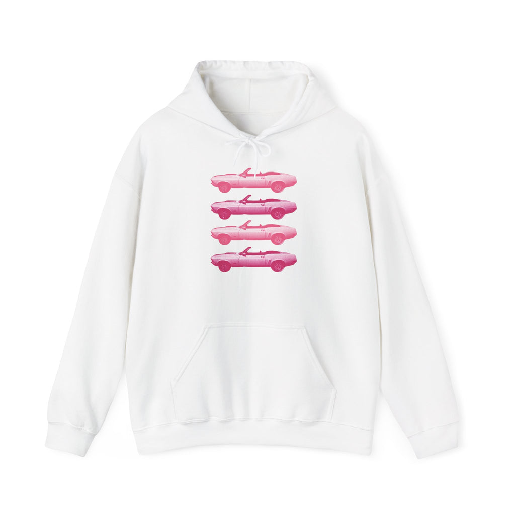Retro Pink Camaro Hoodie