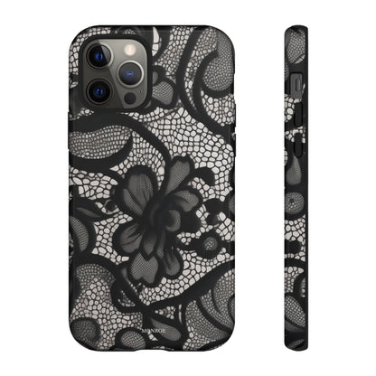 Black Floral Vintage Case