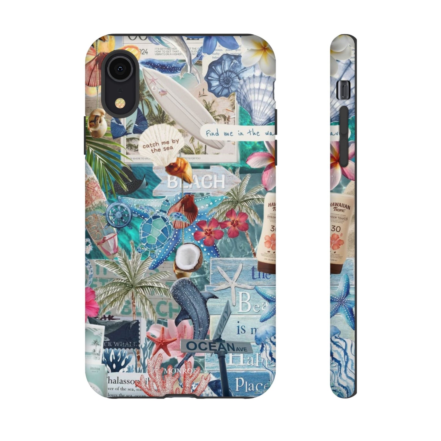 Tropical Beach Collage Tough Case