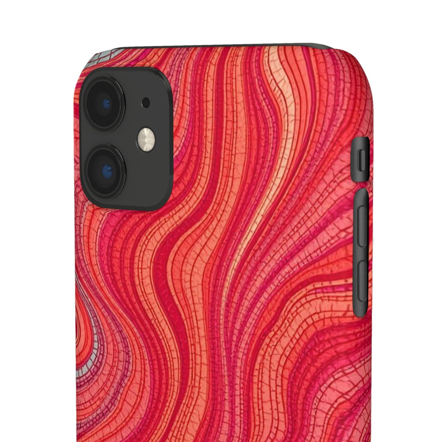 Retro Wavy Red Case