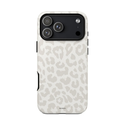 White Leopard Print Tough Case
