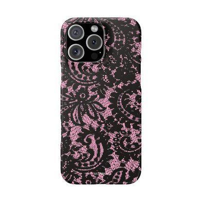 Pink Lace Pattern Case
