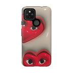 3D Hearts Phone Case