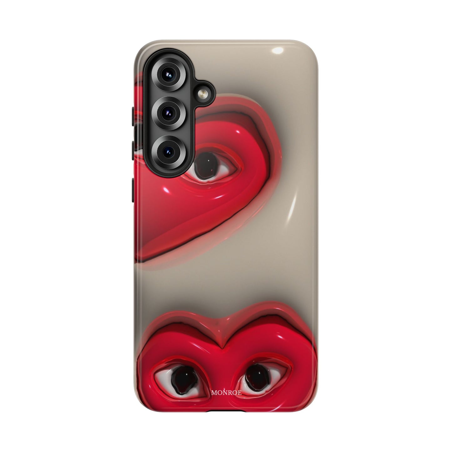 Red Heart Eyes Tough Case