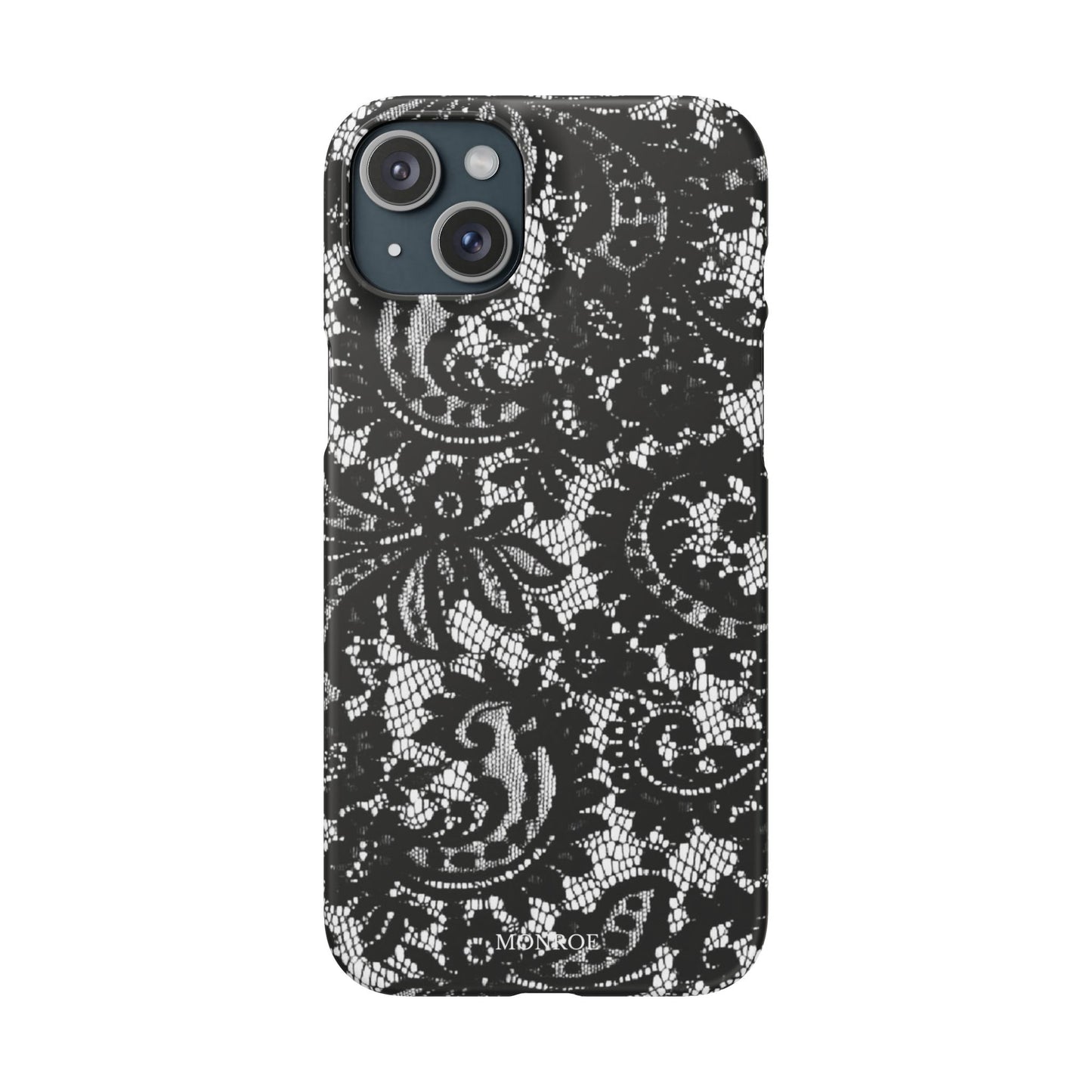 Black Lace Elegant Pattern Case
