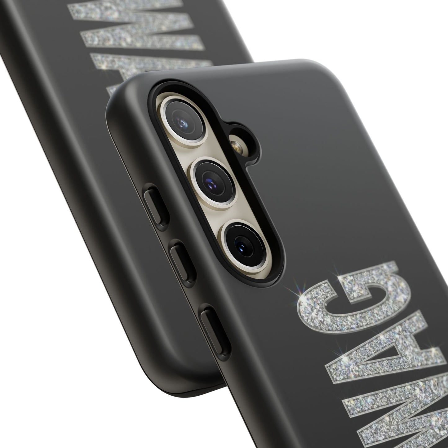 “#SWAG” Black Bling Tough Case
