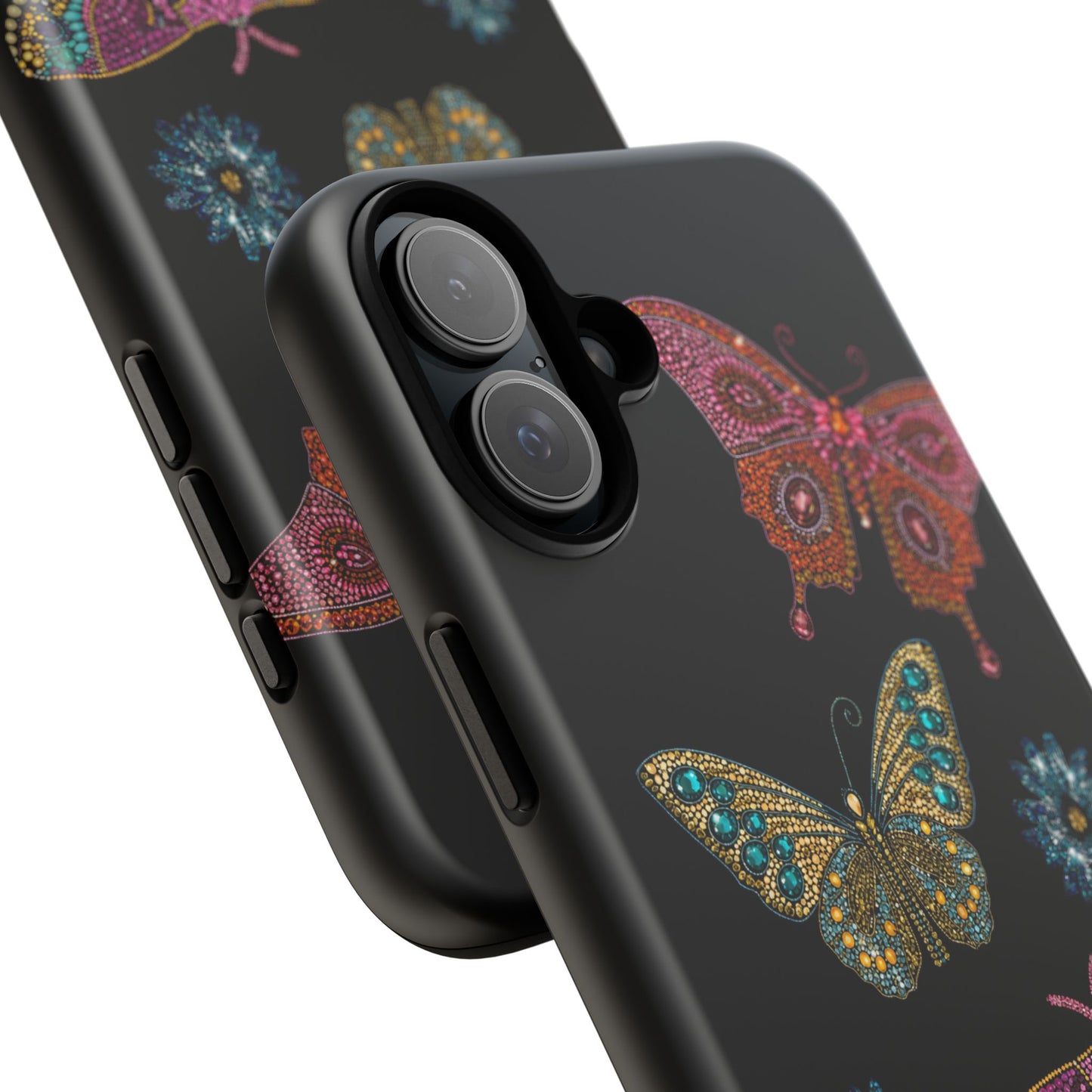 Butterfly Beaded Tough Case