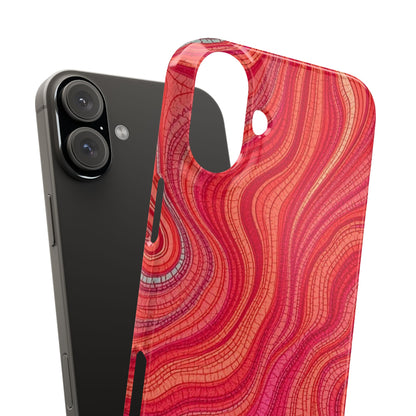 Retro Wavy Red Case