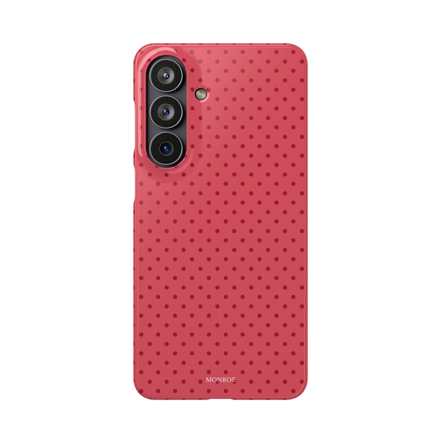 Coral Polka Dot Snap Phone Case