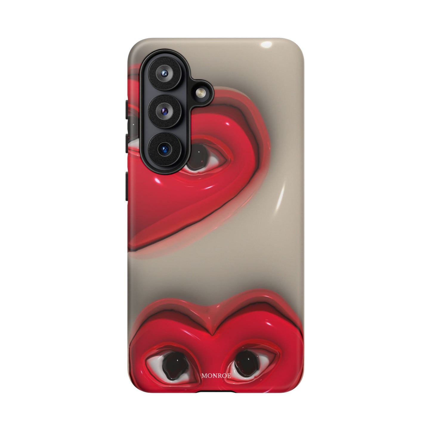 Red Heart Eyes Tough Case
