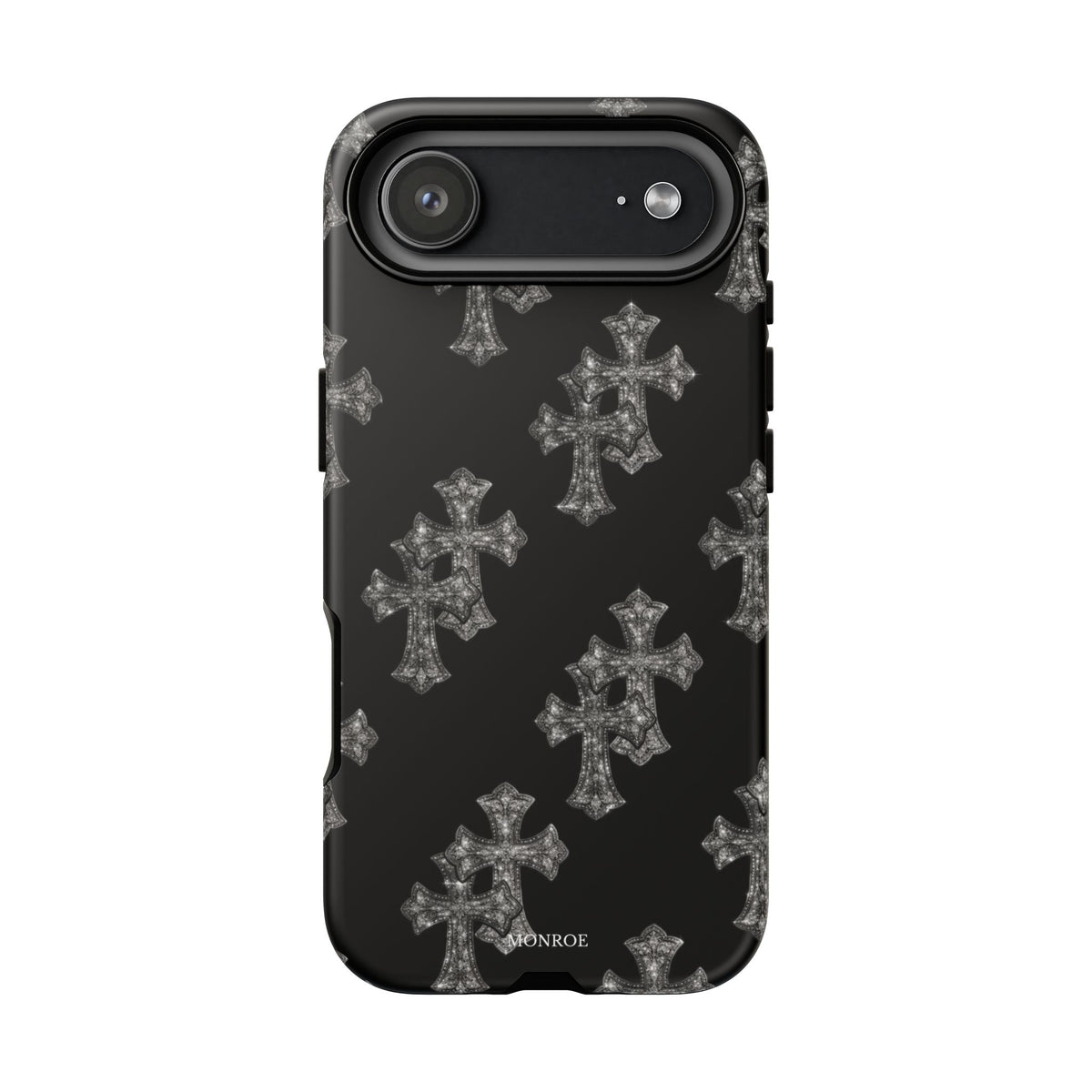 Black Crystal Cross Tough Case