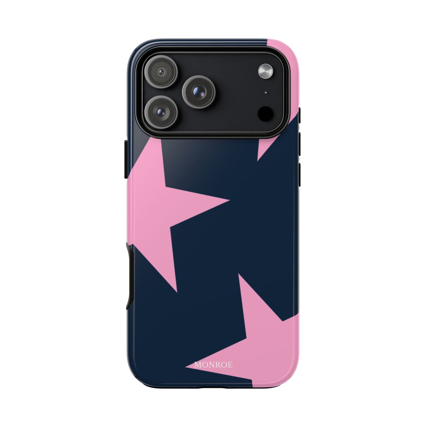 Navy & Pink Star Tough Cover