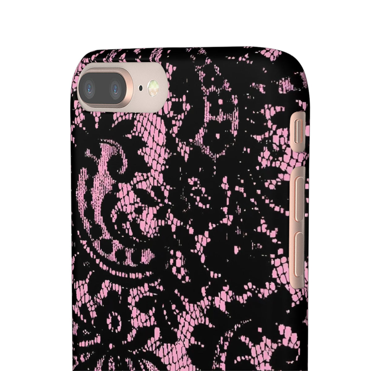 Pink Lace Pattern Case