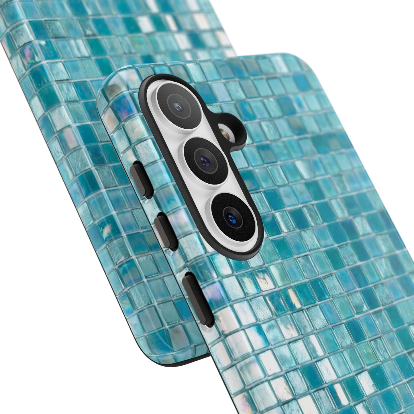 Hot Blue Mosaic Tile Tough Case