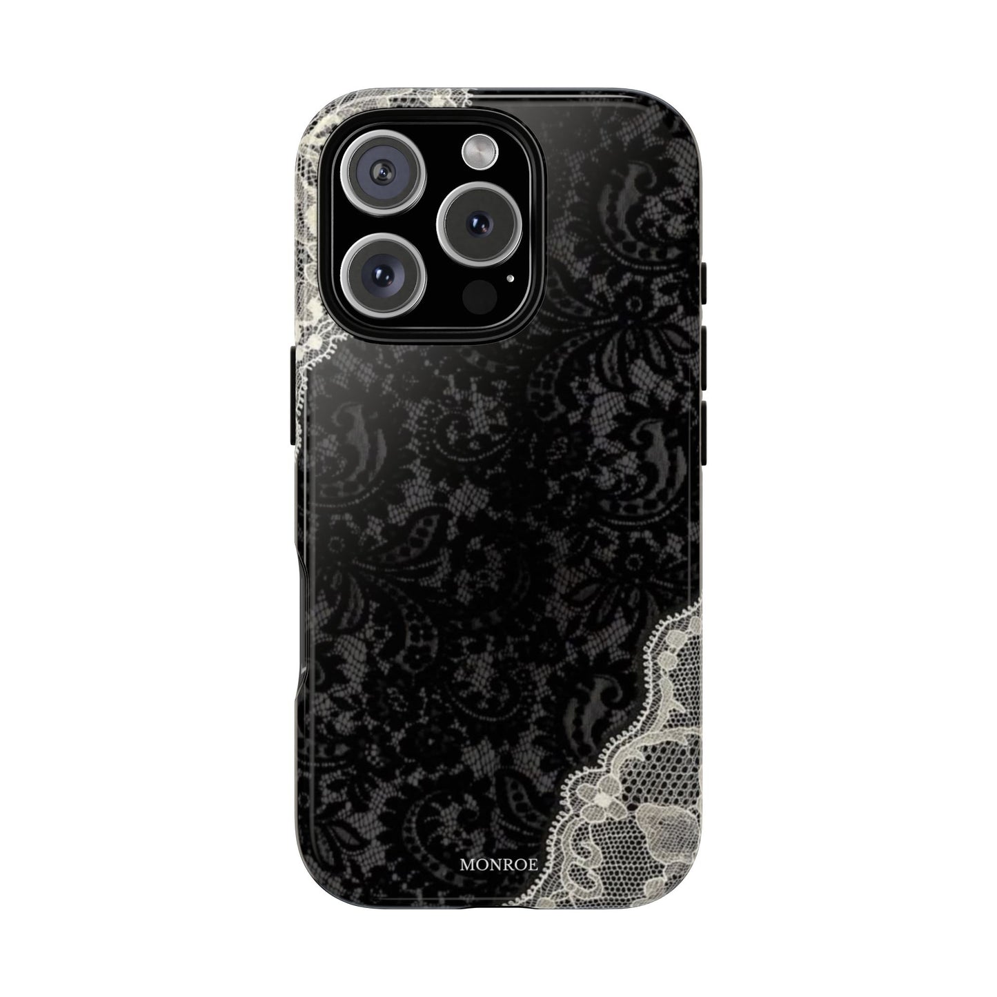 Black & White Edged Tough Case