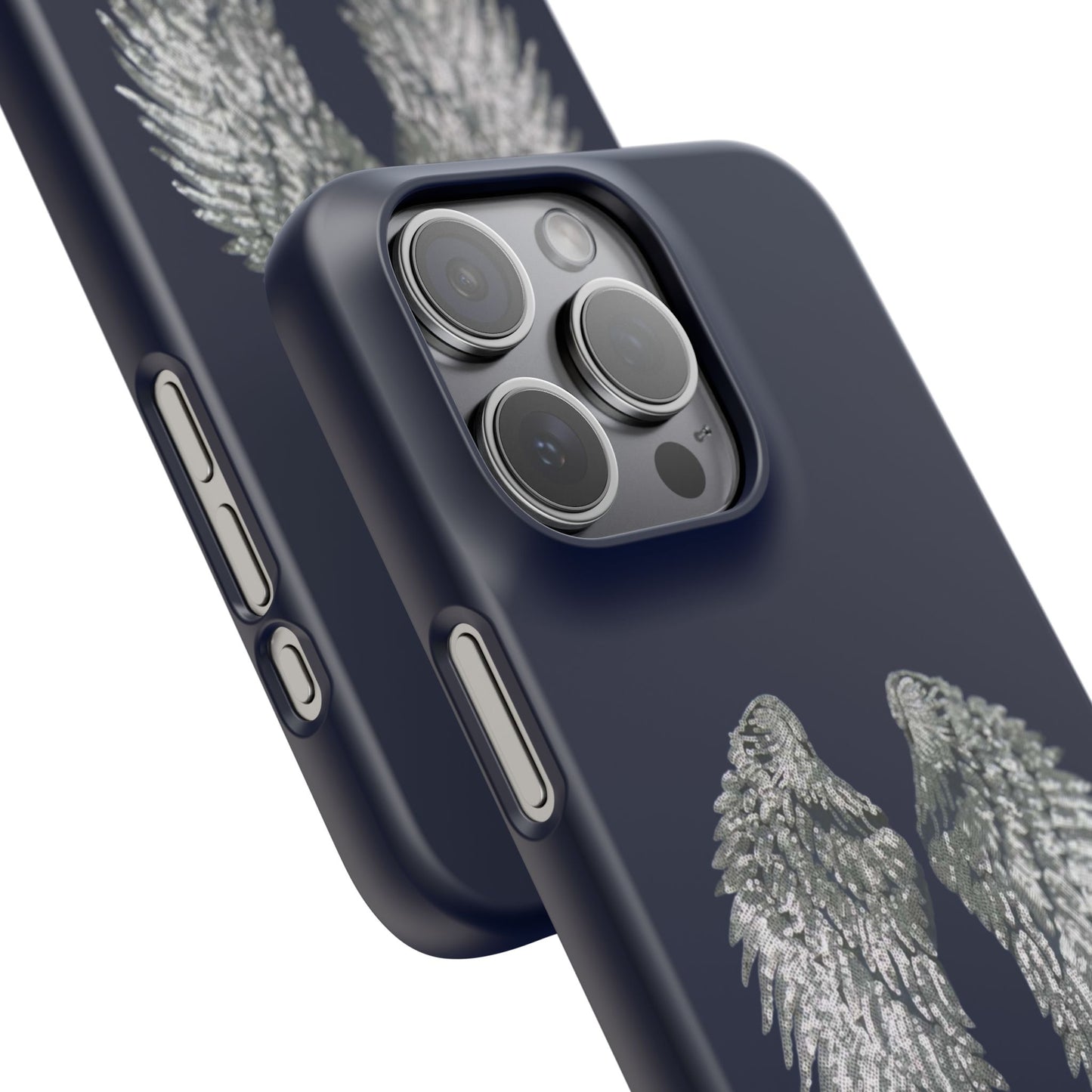 Navy Angel Wings Case