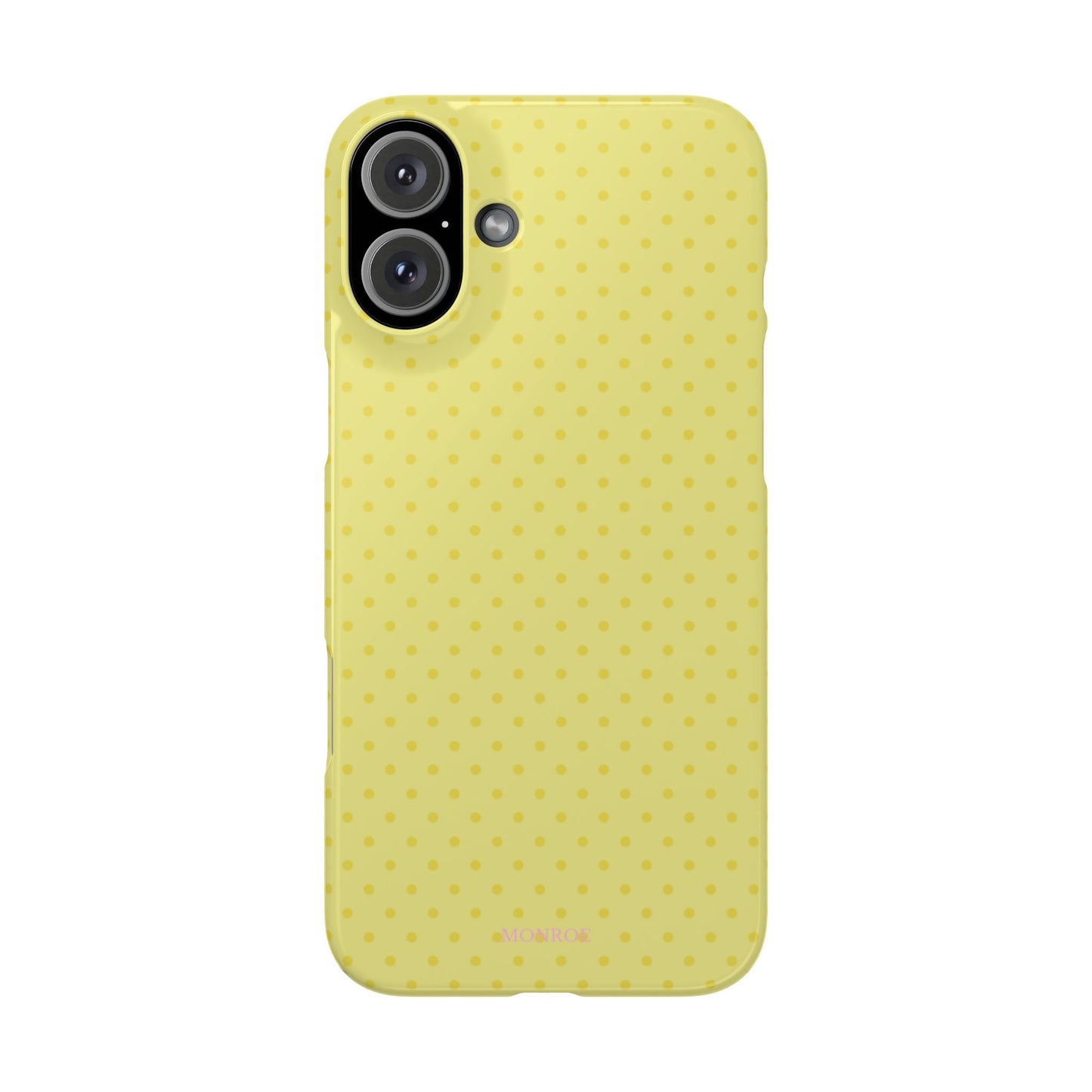 Yellow Polka Dot Snap Phone Case