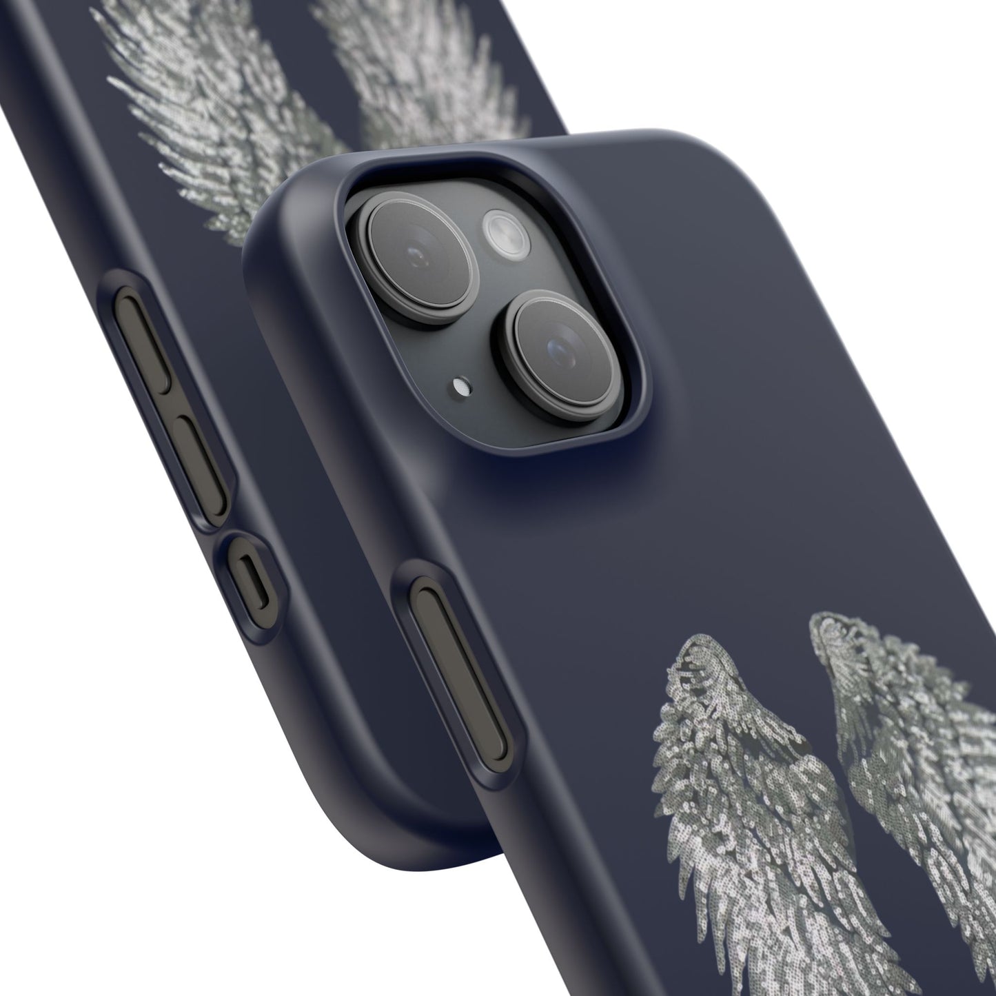 Navy Angel Wings Case