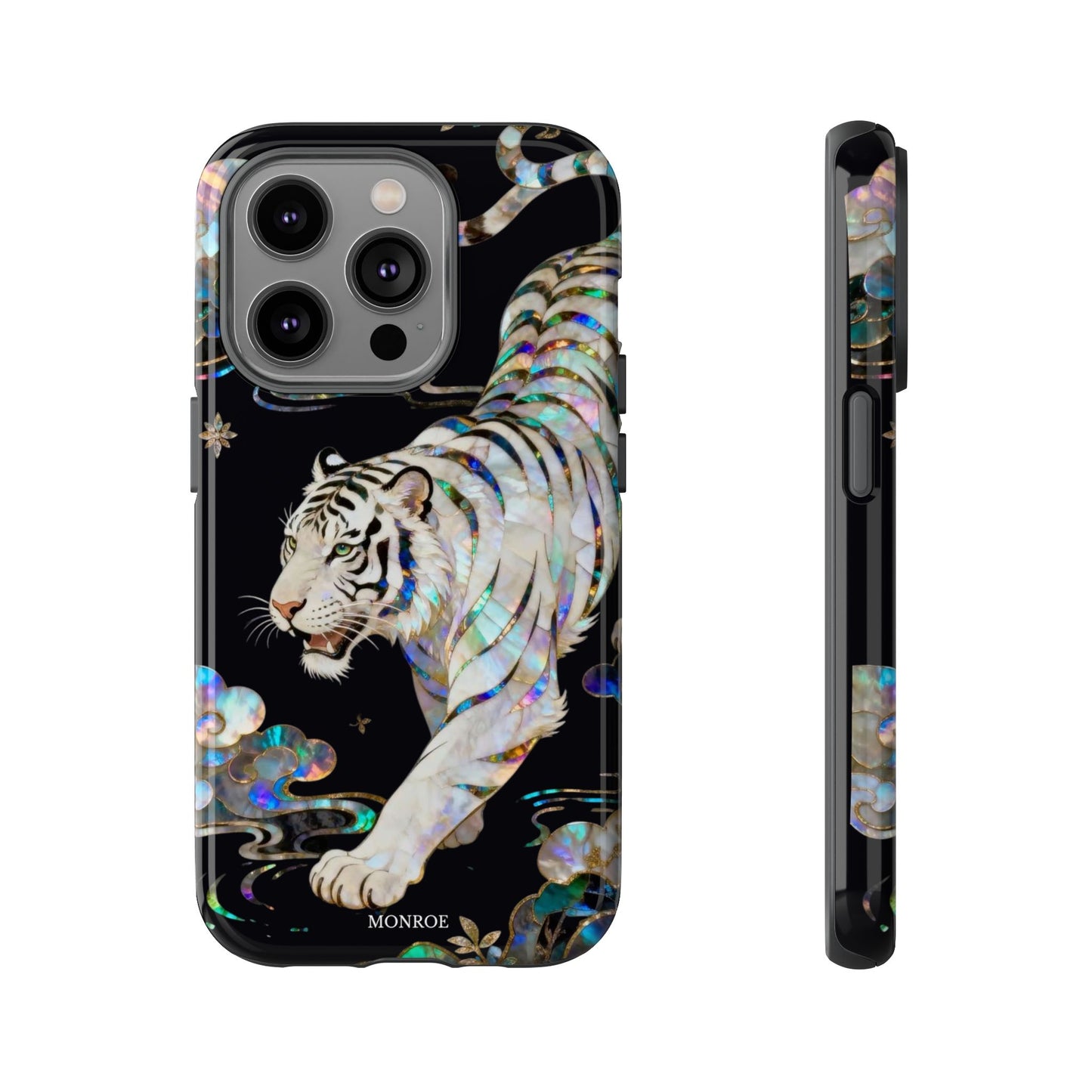 Iridescent White Tiger Tough Case