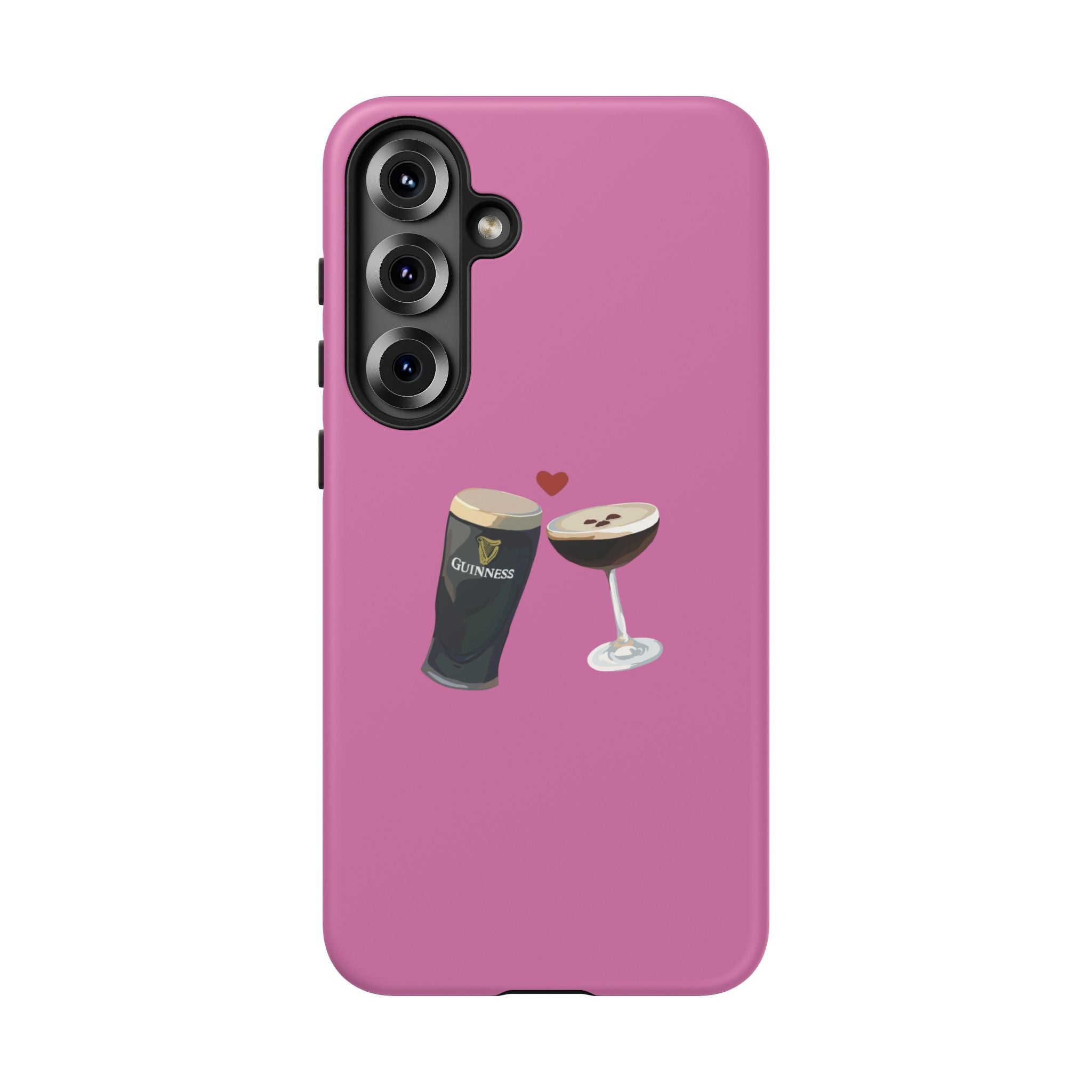 Pint & Wine Glass (Pink) Tough Case