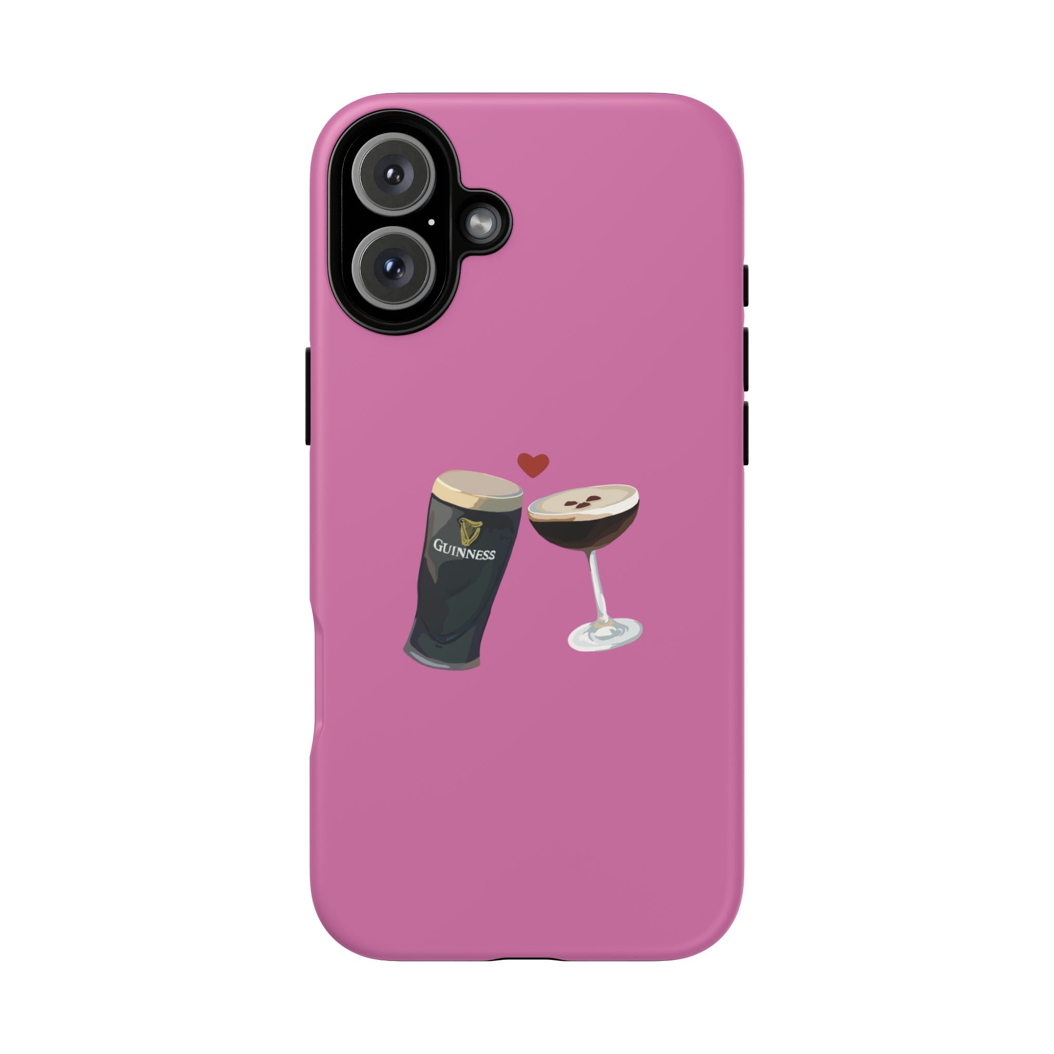 Pint & Wine Glass (Pink) Tough Case