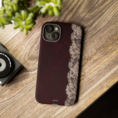 Burgundy Rose Tough Case