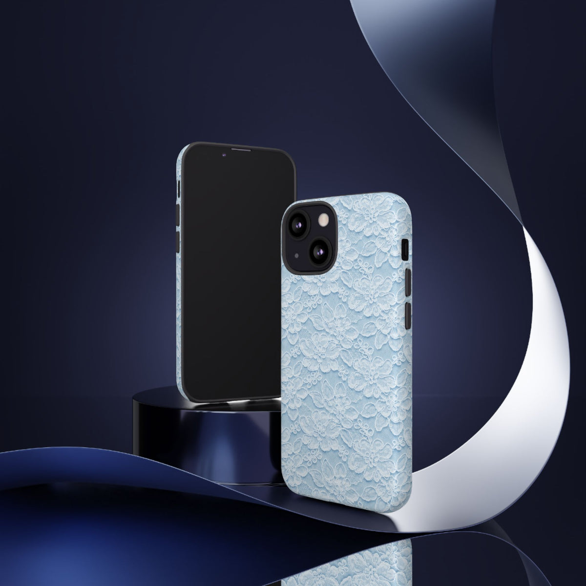 Glacier Blue Lace Tough Case