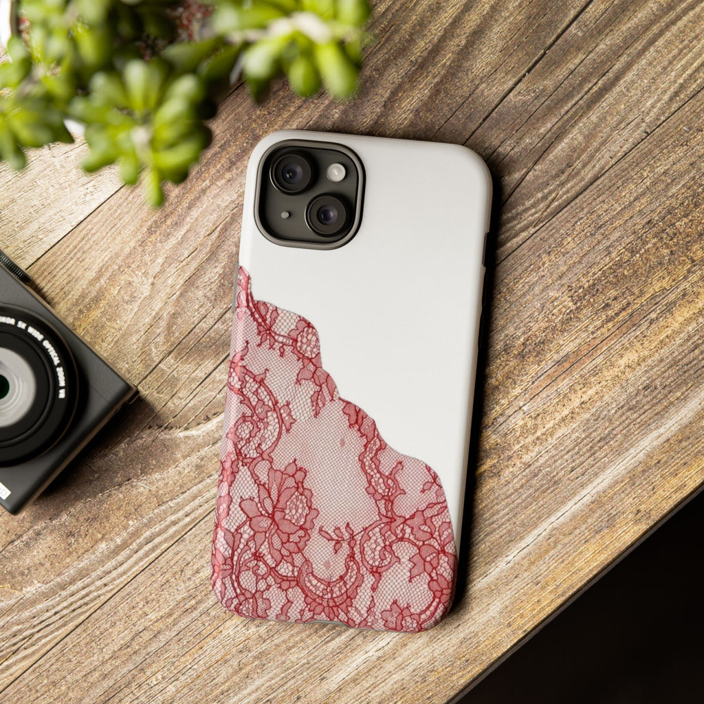 Red Lace Phone Case