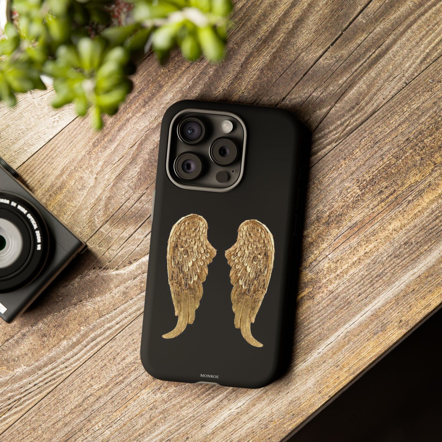 Gold Angel Wings Tough Case