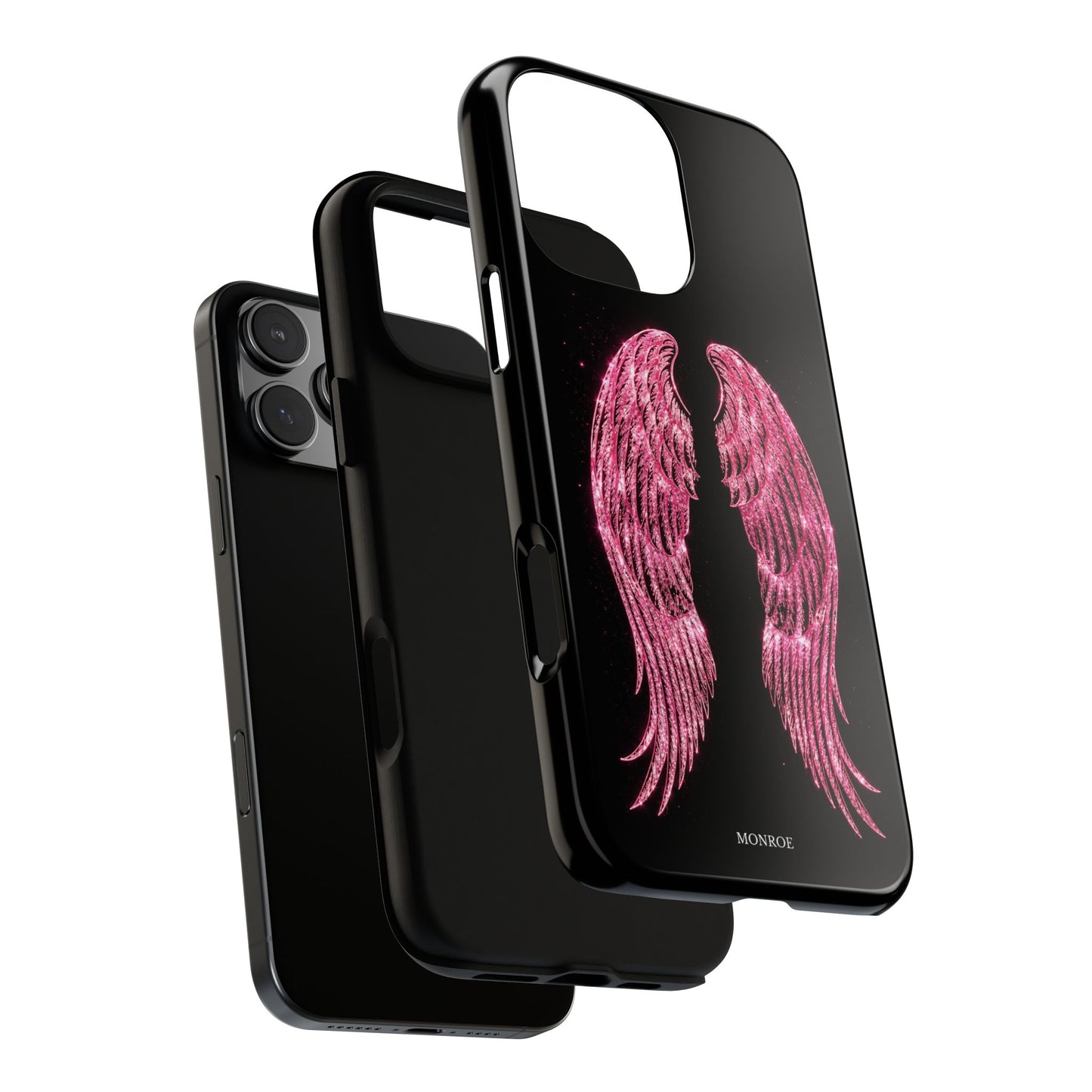 Pink Glitter Angel Tough Case