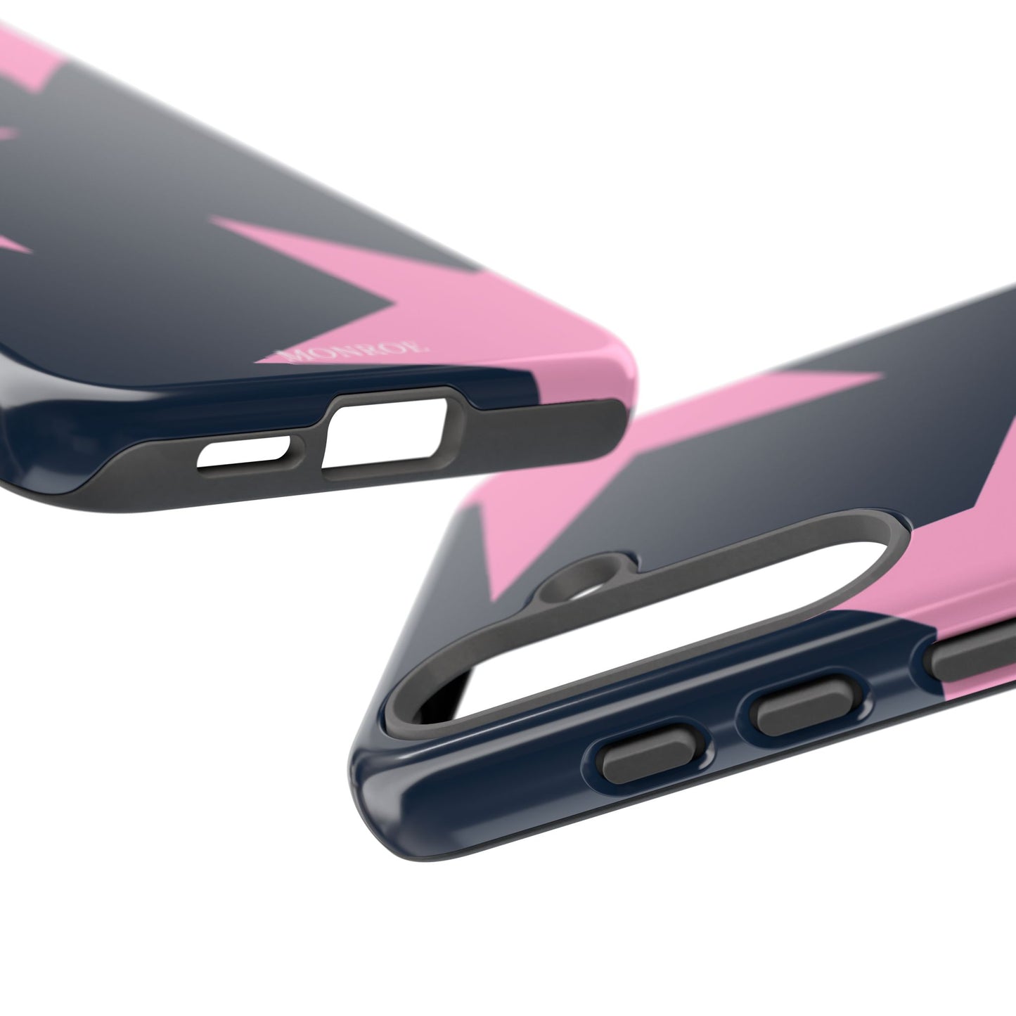 Navy & Pink Star Tough Cover
