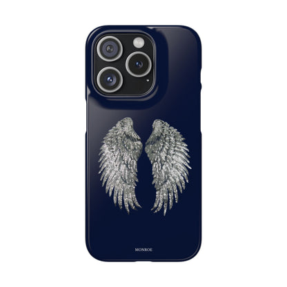 Navy Angel Wings Case