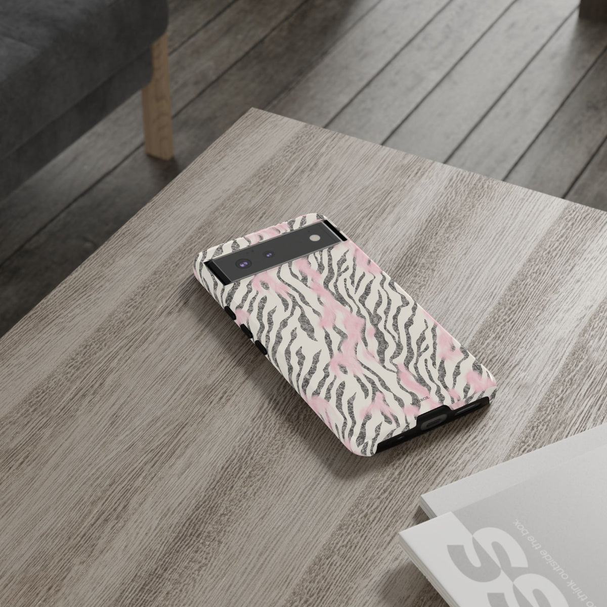 Light Pink Zebra Tough Case