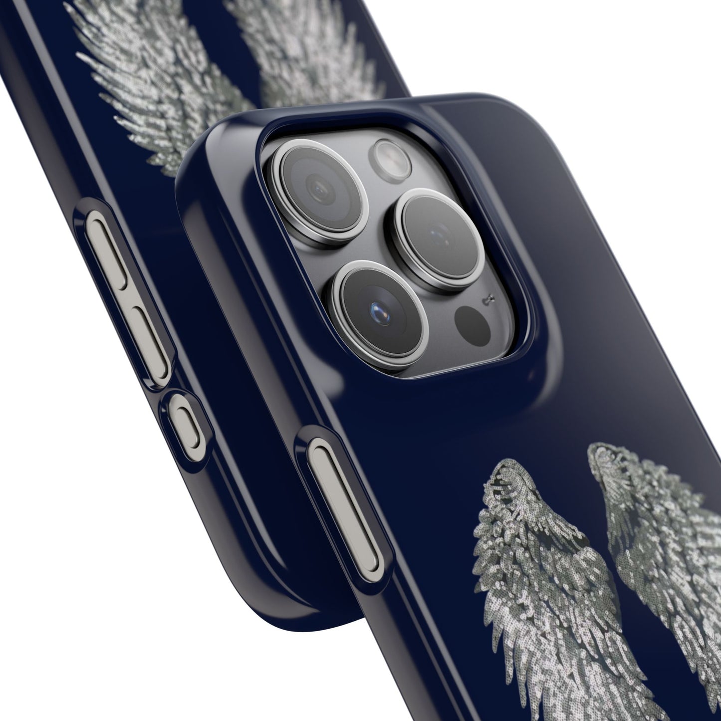 Navy Angel Wings Case