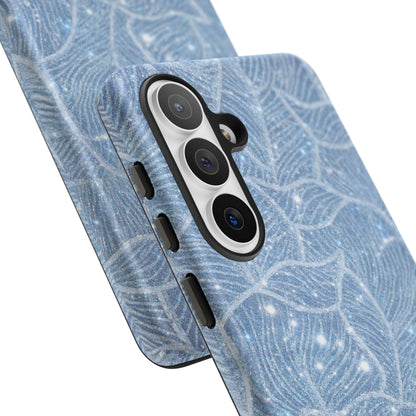 Glacier Blue Floral Tough Case