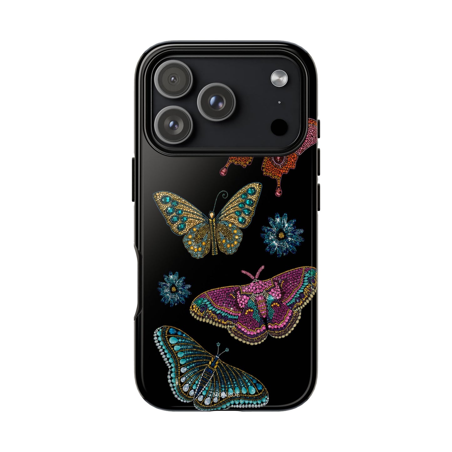 Butterfly Beaded Tough Case