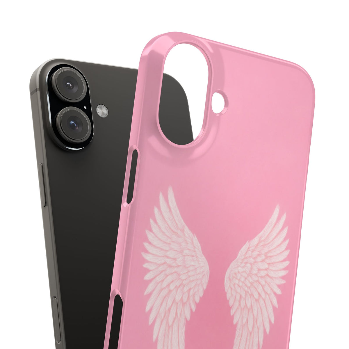 Pink Angel Wings Case