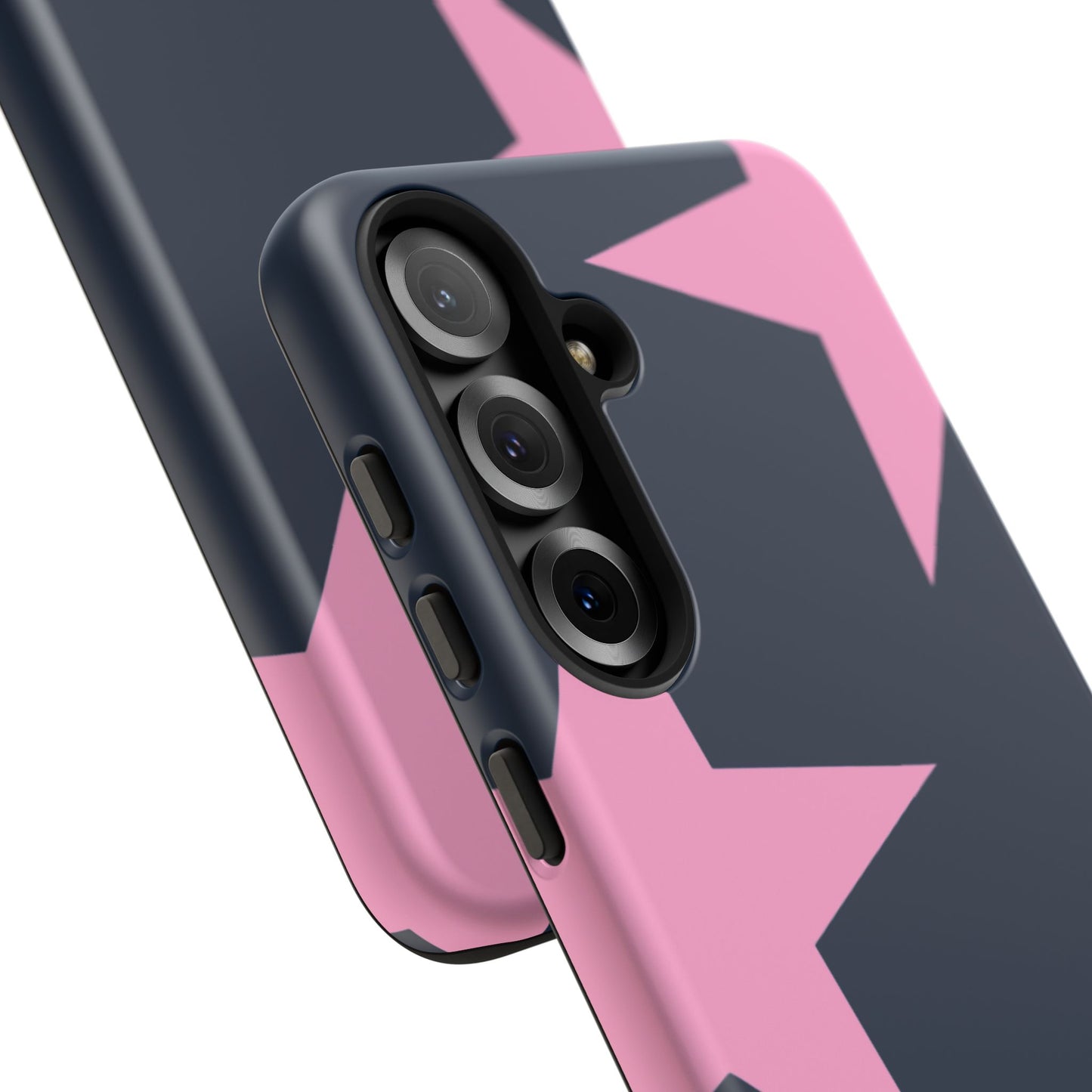 Navy & Pink Star Tough Cover