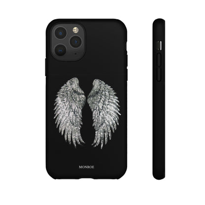 Silver Wings Black Tough Case