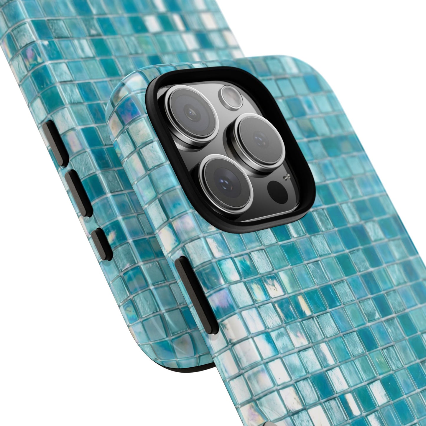 Hot Blue Mosaic Tile Tough Case