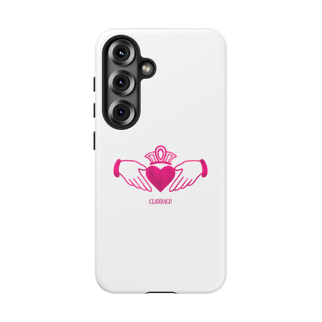 Pink Irish Claddagh Symbol Tough Phone Case