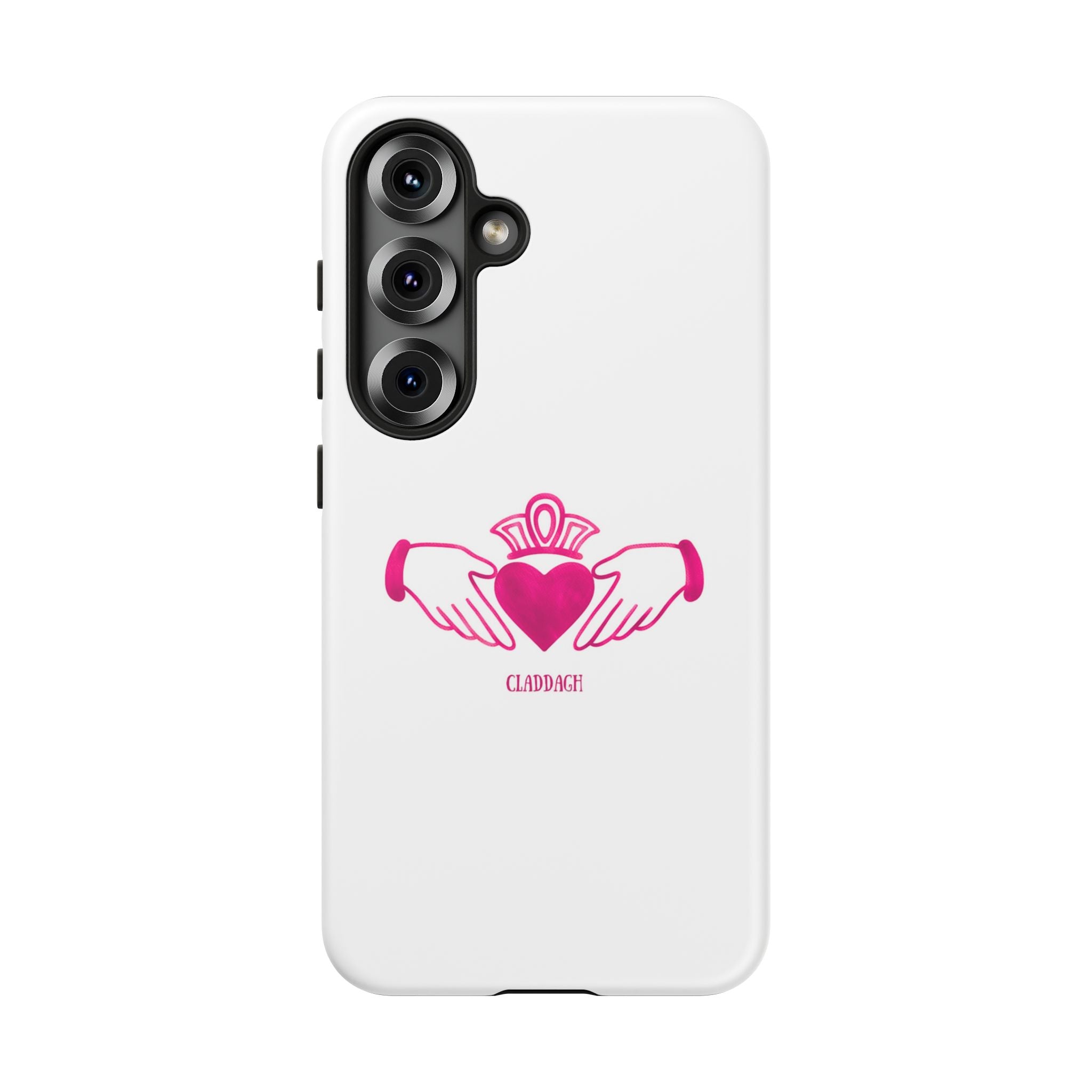 Pink Irish Claddagh Symbol Tough Phone Case