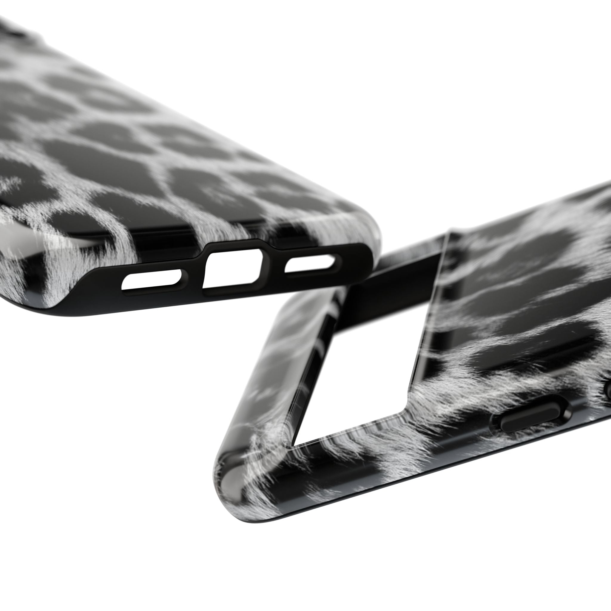 B&W Leopard Phone Case