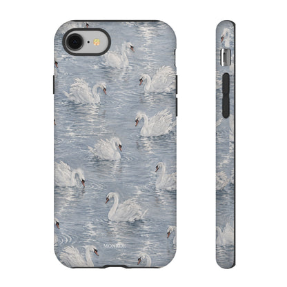 Swan Pattern Tough Case